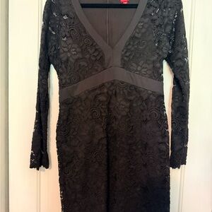 Guess Black Lace Dress